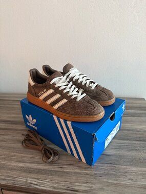 Adidas Handball Spezial Earth Strata Brown Gum Suede Sneakers Women’s S 7